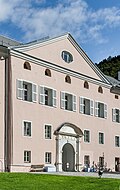 * Nomination Exterior middle avant-corps at the west wing of the monastery Ossiach, Ossiach, Carinthia, Austria -- Johann Jaritz 02:21, 15 June 2022 (UTC) * Promotion &nbsp;Support Good quality. --XRay 03:17, 15 June 2022 (UTC)